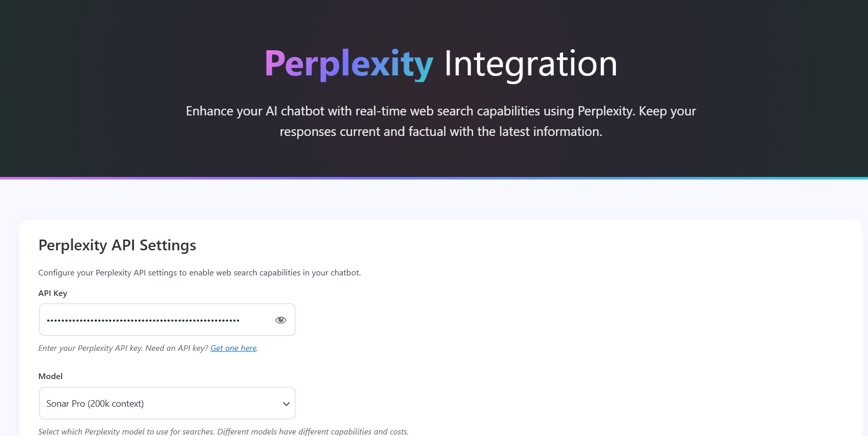 MxChat Perplexity Integration