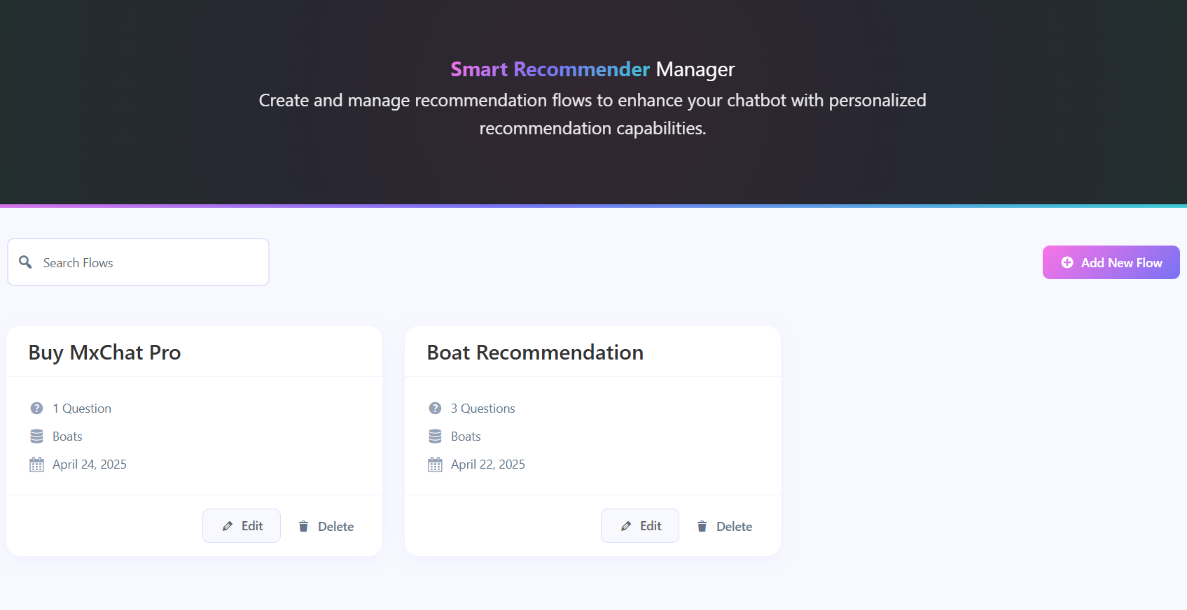 MxChat Smart Recommender